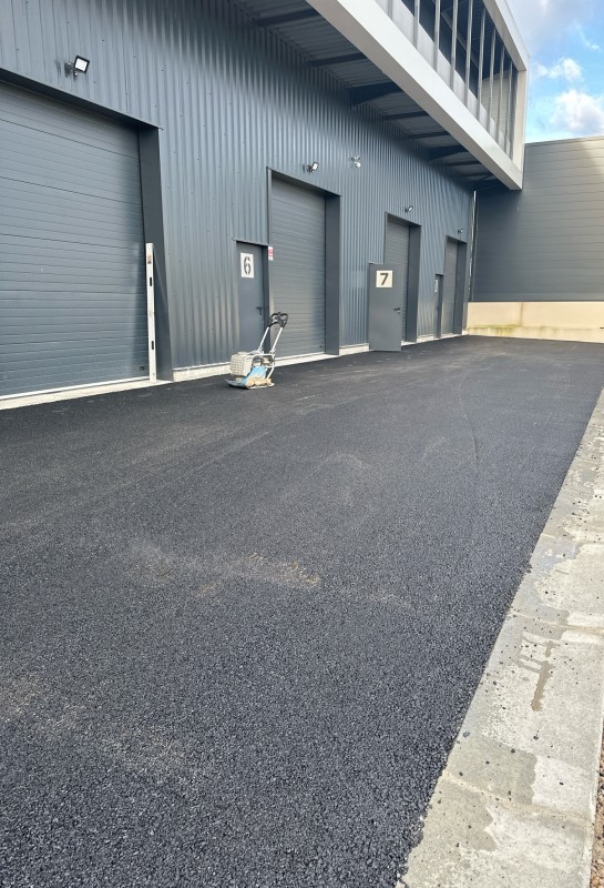 pose enrobé à chaud chez un particulier à Vergèze 