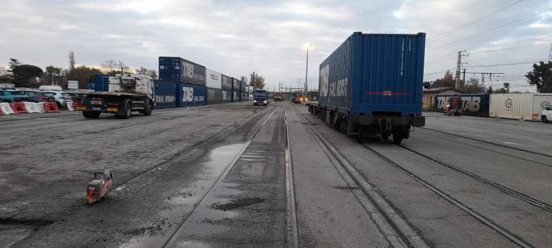 Travaux de voirie avec application de bitume à Montpellier