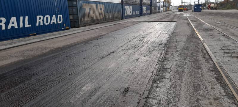 Travaux de voirie avec application de bitume à Montpellier