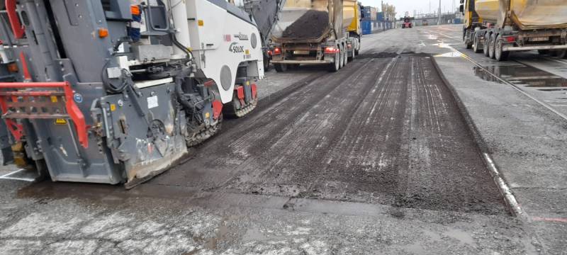 Travaux de voirie avec application de bitume à Montpellier