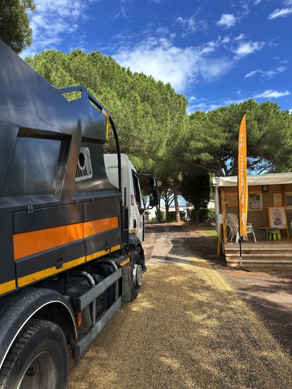 pose bicouche ton Pierre au cap D’agde l’Hérault 
