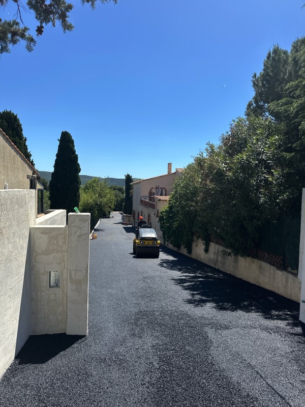 pose Enrobé à chaud chez un particulier à poussan 34