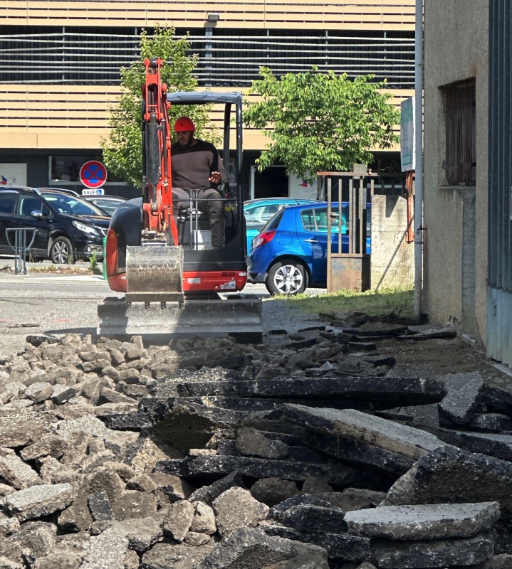 terrassement et préparation de chantier à saint orens de  gamville